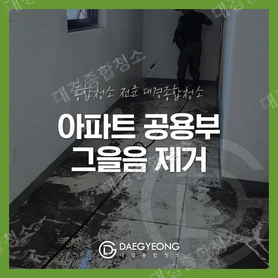 아파트 공용부 그을음 제거 후기 복도 화재피해 복구 업체[청라제일풍경채]