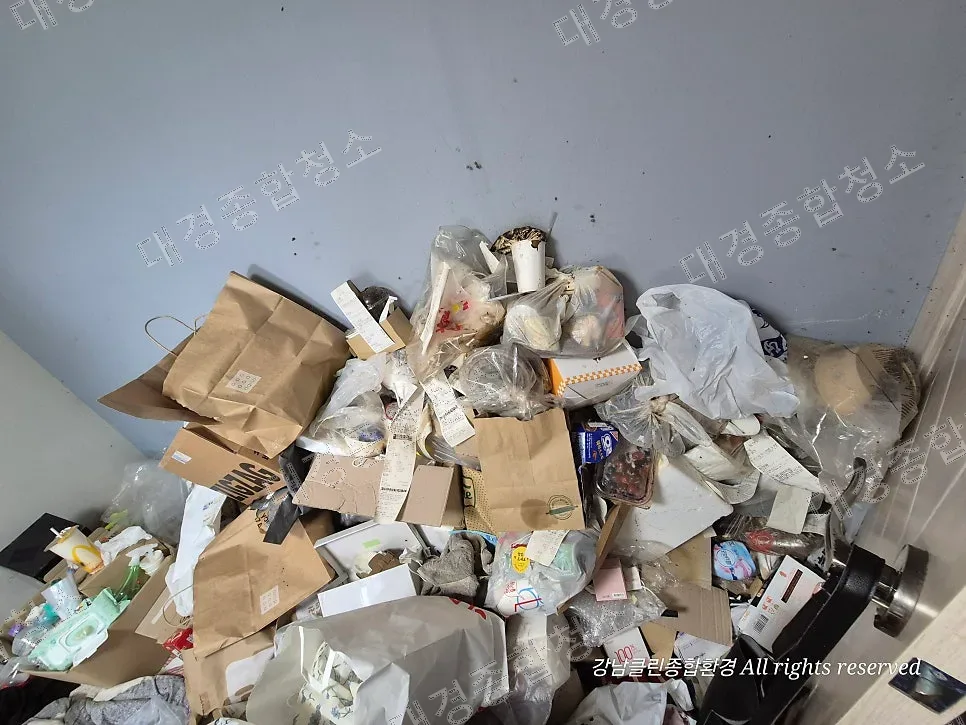 부평 쓰레기집청소 업체 악취와 오염 깔끔한 복원 현장