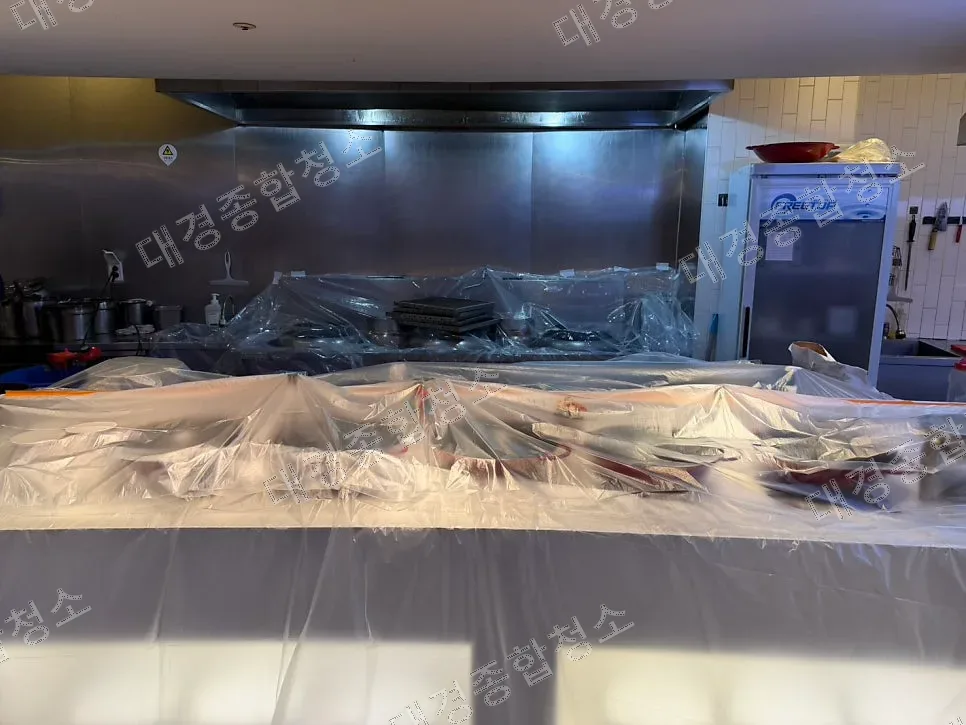 반포 한강공원 채빛퀴진 뷔페 후드청소 작업 후기｜대경종합청소