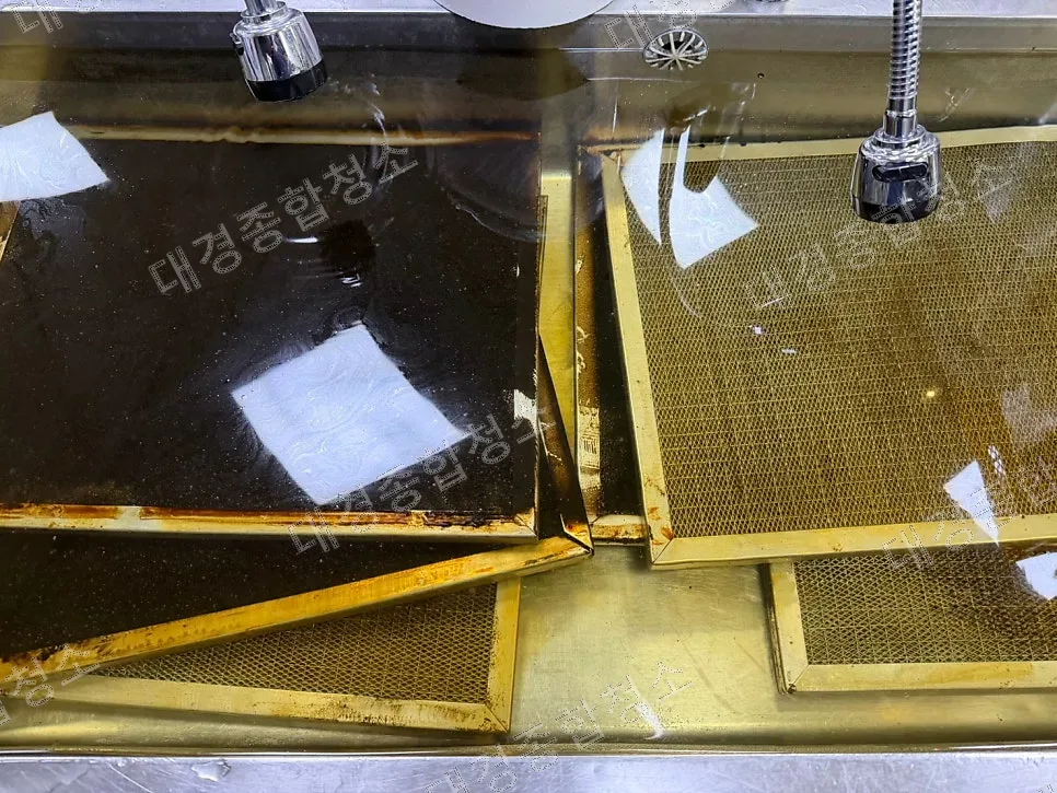 반포 한강공원 채빛퀴진 뷔페 후드청소 작업 후기｜대경종합청소