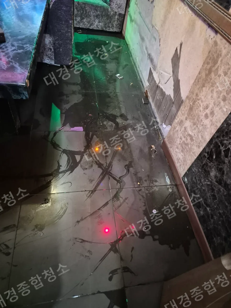 주안 노래방 침수청소 비용 물기 및 냄새제거 전문 업체