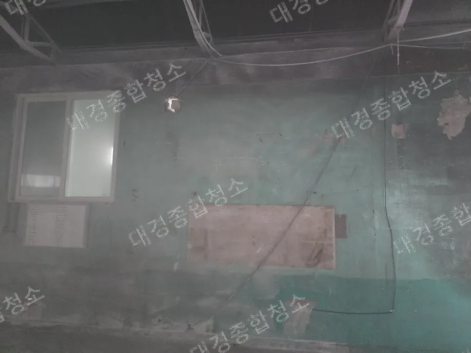 남동공단 석재가공 공장 퇴거청소 분진제거 과정