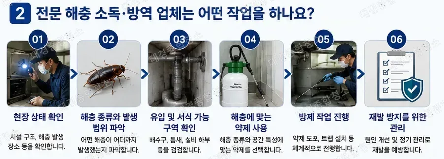 해충 소독&middot;방역 업체의 역할, 식품공장&middot;음식점 방역이 중요한 이유