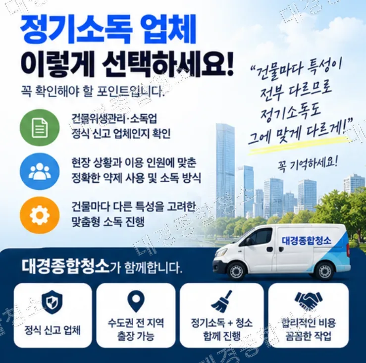 건물 및 시설 정기소독 작업, 어떤 과정으로 진행될까?