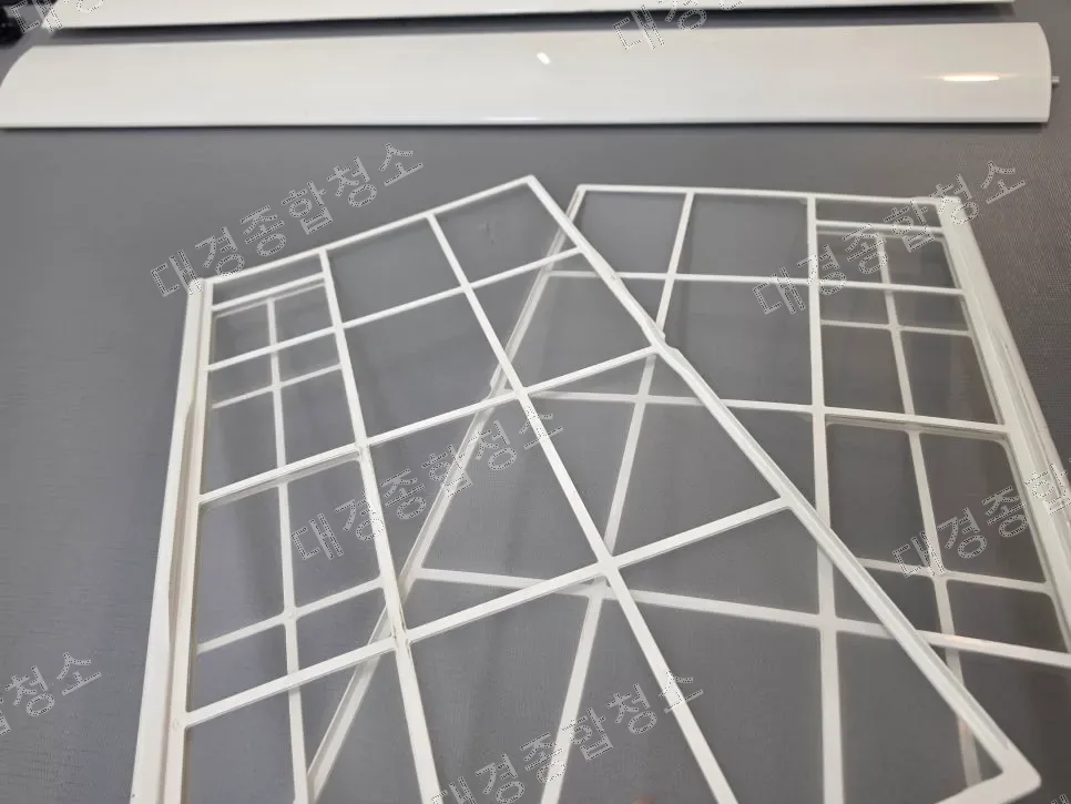 송도 애견호텔 애견유치원 스탠드 에어컨 분해청소, 누적된 털까지 완전 제거 방법