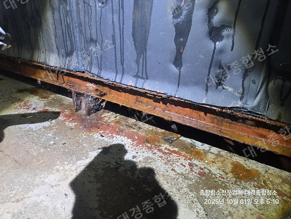 산업설비 녹제거 레이저 클리닝을 통한 특수청소 작업