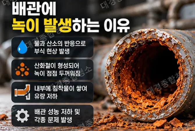 금속 설비 및 배관 녹 제거에 활용되는 대표적인 약품 종류
