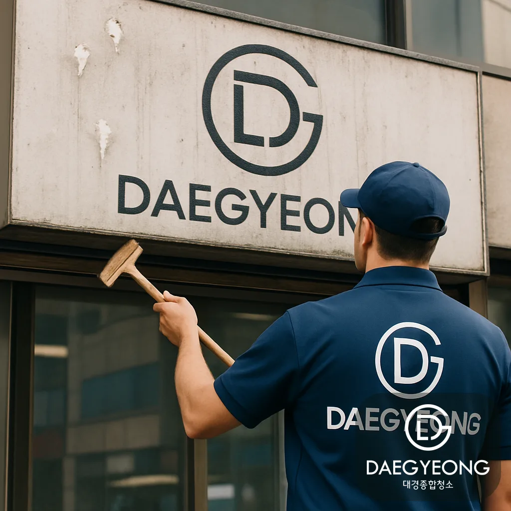 매연·새 배설물로 흐려진 간판 청소 시기와 관리법 | 인천 청소
